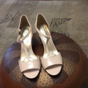 Bandolino sandals, size 9M, worn for 4 hours, neutral in color